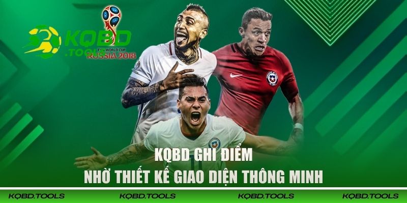 KQBD ghi điểm nhờ thiết kế giao diện thông minh