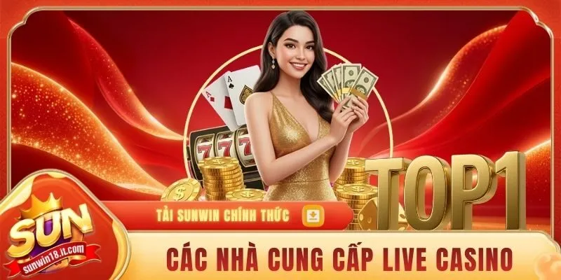 các nhà cung cấp live casino