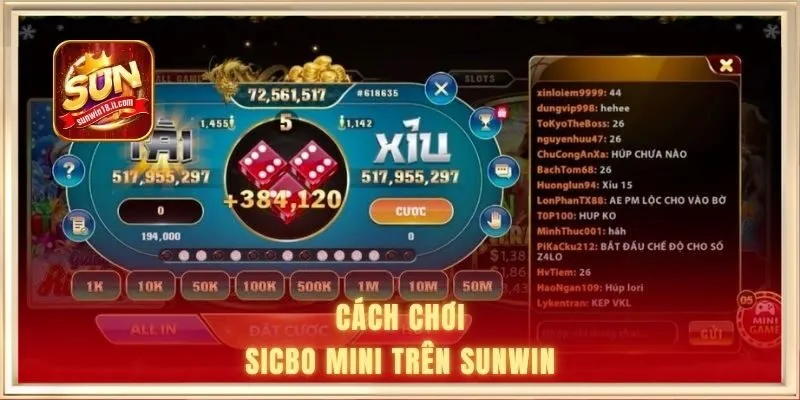 Tài Xỉu Mini - Hướng Dẫn Chơi Nhanh Tại SUNWIN Cho Newbie 2 Cách chơi sicbo mini trên SUNWIN