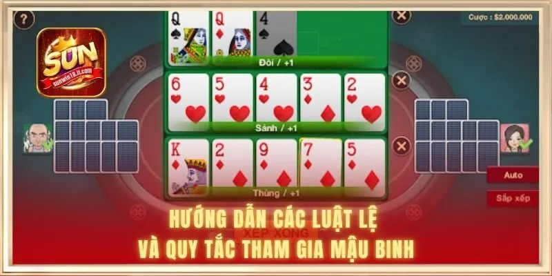 Hướng dẫn các luật lệ và quy tắc tham gia Mậu binh