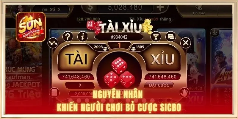 Cách Bỏ Tài Xỉu Nhanh Chóng, Tránh Mất Tiền Oan Uổng 1 Nguyên nhân khiến người chơi bỏ cược sicbo