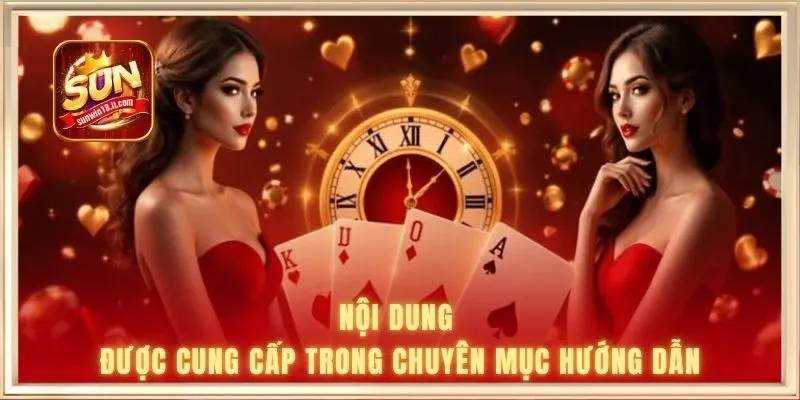Nội dung cung cấp trong mục hướng dẫn