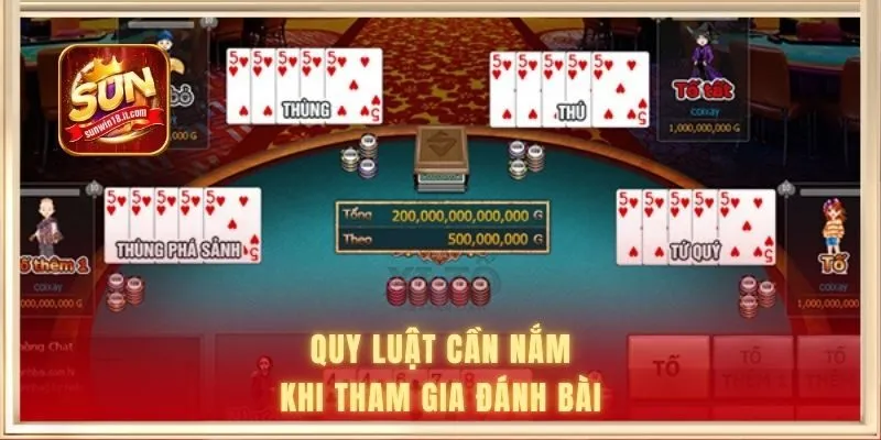 Xì Tố - Trải Nghiệm Game Bài Online Đơn Giản Tại SUNWIN 2 Quy luật cần nắm khi tham gia đánh bài